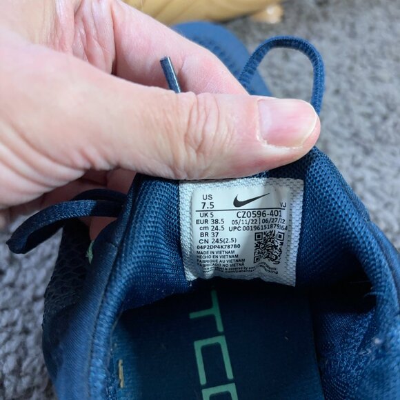 Nike Free Metcon 4 Running Shoe Womens Size 7.5 Valerian Blue Training Sneakers - Picture 7 of 8